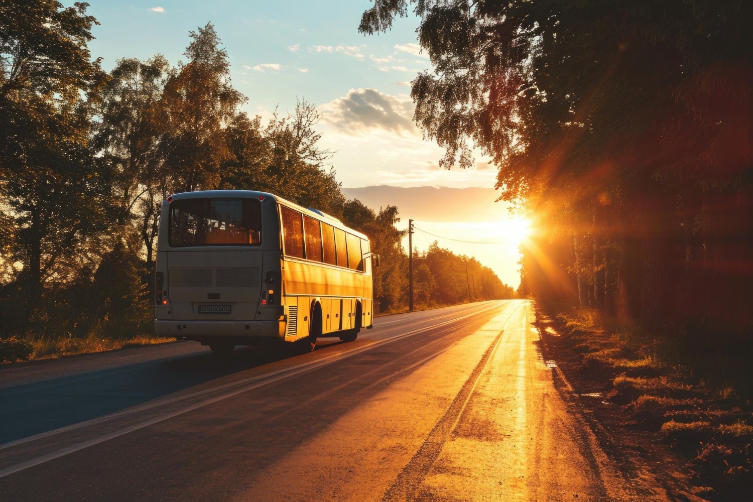 atraso na viagem de ônibus